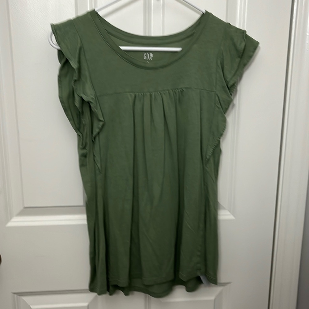 Women’s Gap Luxe Blouse - Medium, Green